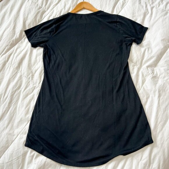 NFL Pittsburgh Steelers Black Sleep Shirt Nightgown Dress Women’s Size Medium - Picture 4 of 4